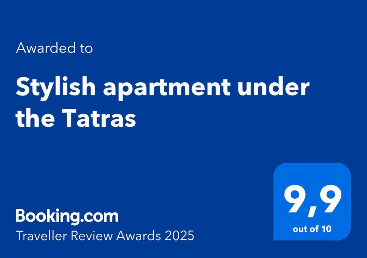 Stylish Apartment Under The Tatras Štrba Esterno foto
